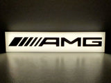 2010s Mercedes-Benz AMG illuminated sign