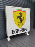 2010s Ferrari dealership double side illuminated neon sign