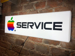 2000s Apple official dealer illuminated service sign