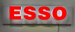 1990s original ESSO sign on original metal plate