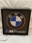 2000s BMW M Power dealership illuminated sign