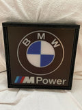 2000s BMW M Power dealership illuminated sign