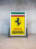 2010s Ferrari dealership illuminated sign