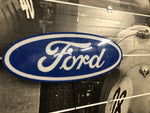 1980s Ford official dealership illuminated sign