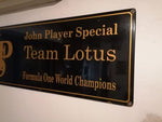 1980s John Player Special Team Lotus sign