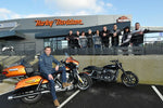 2000s Harley Davidson official dealership illuminated sign