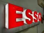 1990s original ESSO sign on original metal plate