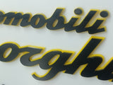 1990s Lamborghini official dealership double side illuminated sign