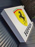 2010s Ferrari dealership double side illuminated neon sign