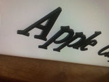 1990s Apple official dealer illuminated cube sign