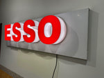 1990s original ESSO sign on original metal plate