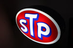 1980s STP motor oil illuminated neon sign