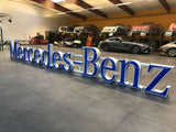 2000's Mercedes-Benz official dealer illuminated sign