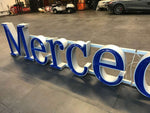 2000's Mercedes-Benz official dealer illuminated sign