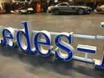 2000's Mercedes-Benz official dealer illuminated sign