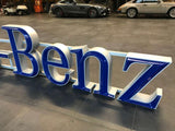 2000's Mercedes-Benz official dealer illuminated sign