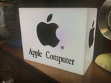 1990s Apple official dealer illuminated cube sign