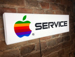 2000s Apple official dealer illuminated service sign