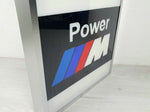 1990s BMW M Power dealership illuminated sign