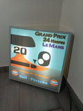 1980s Porsche 917 #20 Le Mans illuminated sign