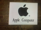 1990s Apple official dealer illuminated cube sign