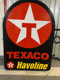 2004 Texaco official dealer double side illuminated vintage sign