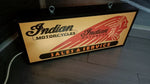 1990s Indian Motorcycle dealership illuminated dual side sign