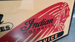 1990s Indian Motorcycle dealership illuminated dual side sign