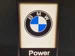 1990s BMW M Power dealership illuminated sign