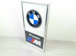 1990s BMW M Power dealership illuminated sign