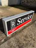 1980s Rolls Royce / Bentley dealership service illuminated sign