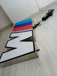 2000s BMW M Power official illuminated sign