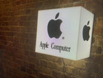 1990s Apple official dealer illuminated cube sign