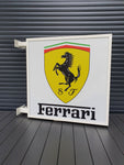 2010s Ferrari dealership double side illuminated neon sign