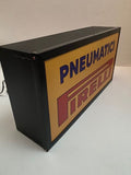 2000s Pirelli official dealer vintage illuminated sign