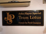 1980s John Player Special Team Lotus sign