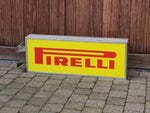 1980s Pirelli official dealer vintage illuminated double side sign