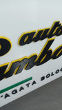 1990s Lamborghini official dealership double side illuminated sign