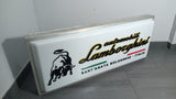 1990s Lamborghini official dealership double side illuminated sign