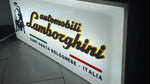 1990s Lamborghini official dealership double side illuminated sign