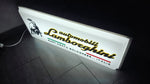 1990s Lamborghini official dealership double side illuminated sign